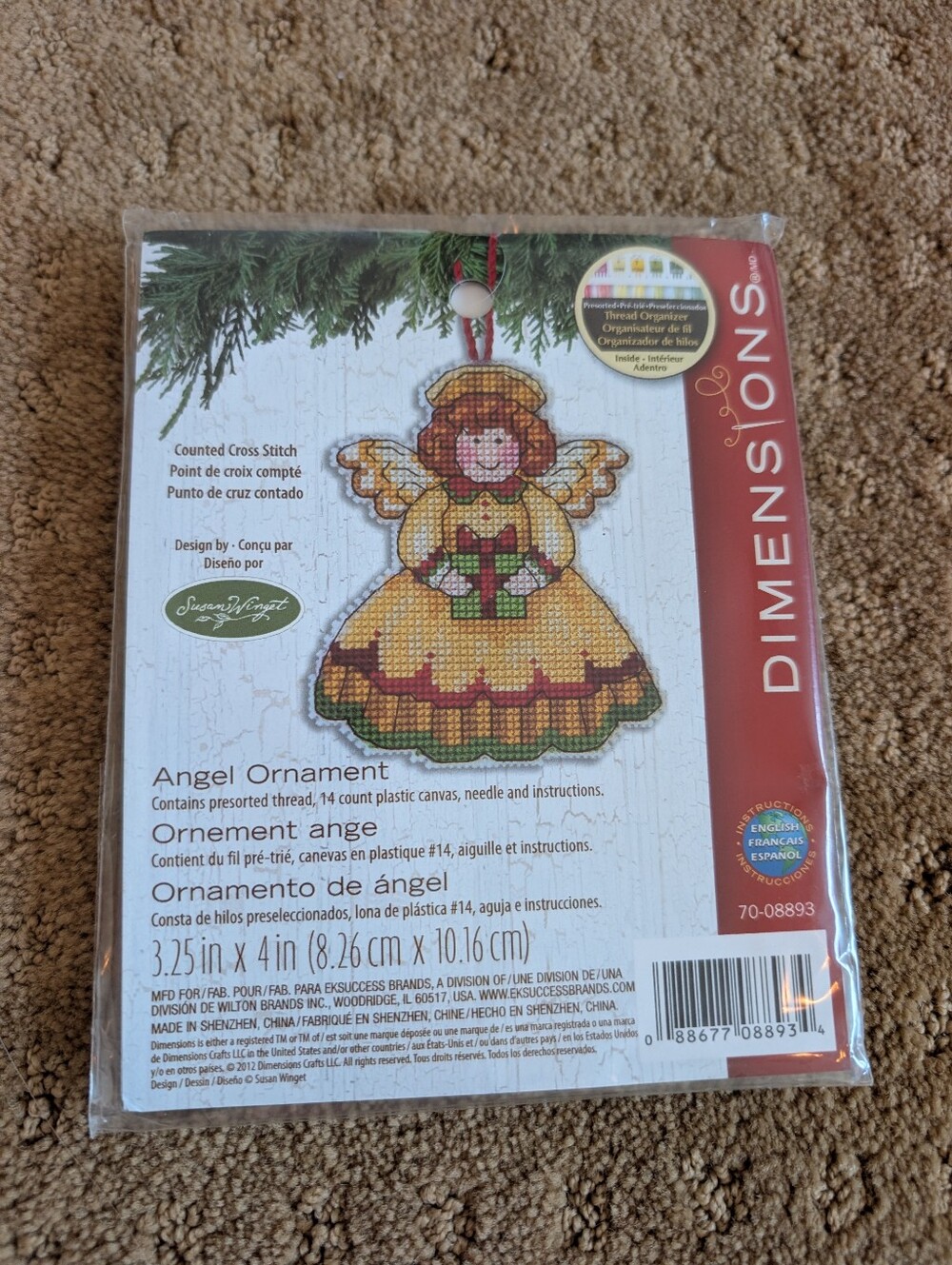 Dimensions Cross Stitch Kit Angel Christmas